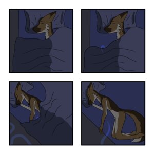 Rating: Explicit Score: 0 Tags: 1:1 animal_genitalia anthro canid canine canis comic domestic_dog e621 eyes_closed flaccid genitals german_shepherd herding_dog male mammal methodia_rascal nude pastoral_dog penis sheath sleeping solo tail tentacles User: bunchy7s