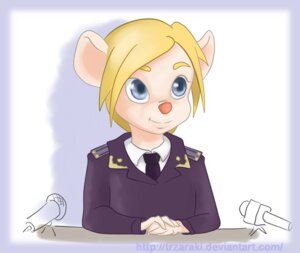 Rating: Safe Score: 0 Tags: anthro anthrofied blue_eyes chip_'n_dale_rescue_rangers clothing disney e621 electronics female gadget_hackwrench hair half-length_portrait long_hair mammal microphone mouse murid murine natalia_poklonskaya politics portrait rodent russian russo-ukrainian_war solo uniform vylfgor User: bunchy7s