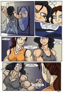 Rating: Safe Score: 0 Tags: black-rat blue_clothing clothing comic dialogue duo e621 english_text female full_moon grey_clothing hi_res human looking_at_mirror looking_at_object mammal mirror moon muscular night not_furry orange_clothing reflection text transformation User: bunchy7s