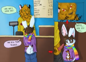 Rating: Explicit Score: 0 Tags: anthro blush borderless_panel citru color_coded color_coded_speech_bubble comic contextual_arrow dialogue directional_arrow duo e621 english_text erection felid genitals lagomorph leporid male mammal onomatopoeia pantherine penis rabbit sequential_arrow sound_effects species_in_dialogue speech_bubble text three_frame_image tiger unprofessional_behavior wide_arrow young young_anthro young_male User: bunchy7s Rating: Explicit Score: 0 Tags: anthro blush borderless_panel citru color_coded color_coded_speech_bubble comic contextual_arrow dialogue directional_arrow duo e621 english_text erection felid genitals lagomorph leporid male mammal onomatopoeia pantherine penis rabbit sequential_arrow sound_effects species_in_dialogue speech_bubble text three_frame_image tiger unprofessional_behavior wide_arrow young young_anthro young_male User: bunchy7s