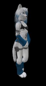 Rating: Questionable Score: 0 Tags: 4_toes anthro arm_warmers armwear bag black_background black_bra black_clothing black_collar black_underwear blue_clothing blue_eyes blue_hair blue_leg_warmers blue_legwear blue_panties blue_underwear bra breasts clothed clothing collar collar_ring domestic_cat e621 feet felid feline felis female fluffy fluffy_tail front_view fur hair hi_res leg_warmers legwear looking_away mammal multicolored_hair panties rimefox simple_background slim slim_anthro slim_female small_breasts snout solo standing tail tattoo thigh_strap three-quarter_view toes two_tone_hair underwear underwear_only whiskers white_body white_fur white_hair white_tail User: bunchy7s