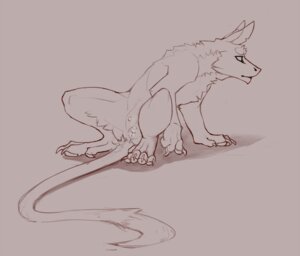 Rating: Explicit Score: 0 Tags: animal_genitalia animal_vulva canid canine canine_genitalia canine_vulva claws e621 female feral genitals mammal monochrome neon_(artist) nipples nude paws sitting sketch solo tan_monochrome vulva User: bunchy7s