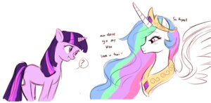 Rating: Safe Score: 0 Tags: 2013 crown dashyice duo e621 equid equine feathered_wings feathers female female/female friendship_is_magic fur hair hasbro headgear horn mammal multicolored_hair my_little_pony mythological_creature mythological_equine mythology princess_celestia_(mlp) purple_body purple_eyes purple_fur purple_hair question_mark tiara twilight_sparkle_(mlp) two_tone_hair unicorn winged_unicorn wings User: bunchy7s