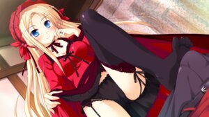 Rating: Explicit Score: 0 Tags: blonde_hair blue_eyes carina_verritti female game_cg ko~cha leicester_maycraft panties rule34 shukufuku_no_campanella skirt_lift underwear User: bunchy7s