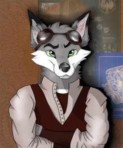 Rating: Safe Score: 0 Tags: anthro black_body black_fur blueprint canid canine canis clothed clothing crossed_arms denxx dipstick_tail e621 eyewear eyewear_on_head front_view fur goggles goggles_on_head green_eyes grey_body grey_fur half-length_portrait looking_at_viewer luke_(lobo2) male mammal markings multicolored_tail portrait schematics solo tail tail_markings white_body white_fur wolf User: bunchy7s