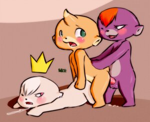Rating: Explicit Score: 0 Tags: anal anal_penetration anthro ass_up black_eyes bodily_fluids cum digital_media_(artwork) e621 erection genital_fluids green_eyes group male male/male male_penetrated male_penetrating male_penetrating_male meemoo penetration red_eyes roogoo seth-iova sex the_prince young young_anthro young_male User: bunchy7s