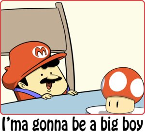 Rating: Safe Score: 0 Tags: baby_mario chair clothing e621 english_text facial_hair fungus furniture grandfathered_content hat headgear headwear human human_only humor male mammal mario mario_bros mushroom mustache nintendo not_furry open_mouth plate simple_background solo super_mushroom table text text_on_clothing text_on_hat text_on_headgear text_on_headwear tongue unknown_artist white_background wood wood_chair wood_furniture young User: bunchy7s Rating: Safe Score: 0 Tags: baby_mario chair clothing e621 english_text facial_hair fungus furniture grandfathered_content hat headgear headwear human human_only humor male mammal mario mario_bros mushroom mustache nintendo not_furry open_mouth plate simple_background solo super_mushroom table text text_on_clothing text_on_hat text_on_headgear text_on_headwear tongue unknown_artist white_background wood wood_chair wood_furniture young User: bunchy7s