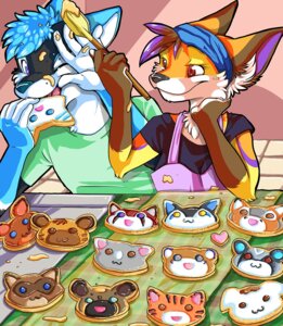 Rating: Safe Score: 0 Tags: :3 anthro apron arctic_fox biped black_body black_fur black_nose blue_body blue_clothing blue_fur blue_hair blue_headkerchief blue_kerchief blue_nose brown_body brown_ears brown_fur brown_hair canid canine cheek_tuft clothed clothing colorful_theme cookie dark_nose detailed_background duo e621 eating eyes_closed facial_tuft female floor food fox fur green_clothing green_shirt green_topwear hair headgear headkerchief headwear holding_cookie holding_food holding_object holding_spatula holding_tool inner_ear_fluff inside internal_wall kalida_(character) kerchief kitchen_spatula kitchen_utensils lidded_eyes light_hair looking_at_object looking_at_spatula male mammal monotone_apron monotone_clothing monotone_hair monotone_headkerchief monotone_kerchief monotone_shirt monotone_topwear multicolored_body multicolored_ears multicolored_fur neck_tuft nom open_mouth orange_body orange_ears orange_fur pupspace purple_apron purple_body purple_clothing purple_eyes purple_fur purple_hair red_eyes red_tongue shirt short_hair silkenpaws smile source_request spatula t-shirt tongue tools topwear true_fox tuft two_tone_ears wall_(structure) white_body white_fur yellow_body yellow_fur User: bunchy7s