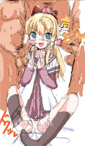 Rating: Explicit Score: 0 Tags: black_legwear black_socks blonde_hair blue_eyes blush bukkake cum cum_on_face cum_on_hair cum_on_leg feet footjob male panties penis rule34 smile socks soles toes toshinou_kyouko yuru_yuri User: bunchy7s
