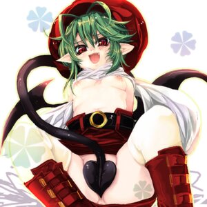 Rating: Explicit Score: 0 Tags: breasts clothing cute_fang demon_tail devil_tail female green_hair hat lowres mis nipples no_panties nude pointy_ears rukia_moon rule34 shinrabanshou short_hair skirt small_breasts stockings tail thighhighs topless User: bunchy7s