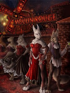 Rating: Questionable Score: 0 Tags: 1800s 3:4 4_toes absinthe_(drink) alternative_fashion anthro barefoot breasts cabaret can-can canid canine claws clothed clothing corset dancing detailed_background dress e621 feet female fur group j-fashion lagomorph legwear leporid lingerie male mammal moulin_rouge night ouji_(fashion) paris rabbit revue rukis saloon_dress sky star starry_sky stockings tail toe_claws toes topwear whiskers white_body white_fur windmill User: bunchy7s