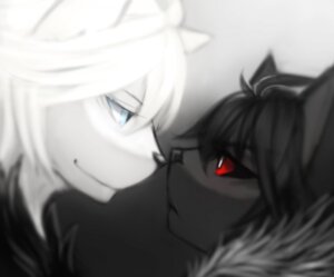 Rating: Safe Score: 0 Tags: abstract_background ambiguous_gender anthro biped black_body black_fur black_hair black_nose blue_eyes bunic bust_portrait contrast digital_media_(artwork) duo e621 eye_contact fur gradient_background hair looking_at_another mammal nose_to_nose portrait red_eyes side_view simple_background smile white_body white_fur white_hair User: bunchy7s Rating: Safe Score: 0 Tags: abstract_background ambiguous_gender anthro biped black_body black_fur black_hair black_nose blue_eyes bunic bust_portrait contrast digital_media_(artwork) duo e621 eye_contact fur gradient_background hair looking_at_another mammal nose_to_nose portrait red_eyes side_view simple_background smile white_body white_fur white_hair User: bunchy7s