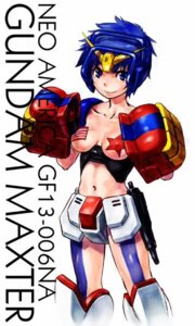 Rating: Explicit Score: 0 Tags: 1girls american_flag armor artist_request blue_hair breasts female g_gundam gloves gundam gundam_maxter human light-skinned_female light_skin mecha_musume rule34 short_hair solo tagme User: bunchy7s
