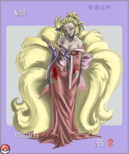 Rating: Safe Score: 0 Tags: alternate_species animal_humanoid anthro asian_clothing bare_shoulders big_tail biped bittenhard blonde_hair blush breasts canid canid_humanoid canine canine_humanoid cleavage clothed clothing clothing_bow collarbone e621 east_asian_clothing facial_markings female fluffy fluffy_tail fox fox_humanoid generation_1_pokemon hair half-closed_eyes head_markings holding_object humanoid humanoid_pointy_ears humanoidized japanese_clothing kimono lidded_eyes long_tail looking_at_viewer mammal mammal_humanoid markings medium_breasts multi_tail narrowed_eyes ninetales nintendo pointy_ears pokemon pokemon_(species) pokemon_humanoid pokemorph red_clothing red_eyes red_kimono seductive simple_background smile smirk solo standing tail tan_body tan_breasts tan_nose tan_skin yellow_ears yellow_tail User: bunchy7s