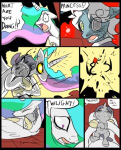 Rating: Safe Score: 0 Tags: 2013 burnt clothed clothing comic crown crystal dialogue digital_media_(artwork) disfigured e621 english_text equid equine faded fan_character feathered_wings feathers female feral friendship_is_magic fur gem group hair hasbro headgear horn magic male mammal metal_(artist) multicolored_hair my_little_pony mythological_creature mythological_equine mythology pale pink_eyes princess_celestia_(mlp) professor_starflare_(metal) rescue speech_bubble text twilight_sparkle_(mlp) unicorn white_body white_feathers white_fur white_hair winged_unicorn wings worried User: bunchy7s