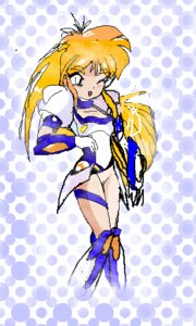Rating: Explicit Score: 0 Tags: blonde_hair bodysuit female galaxy_fraulein_yuna pose pussy rule34 yuna_kagurazaka User: bunchy7s