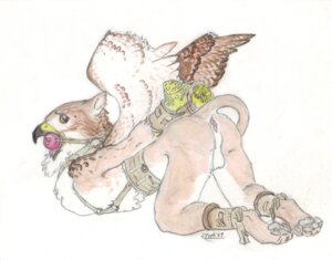 Rating: Explicit Score: 0 Tags: 2009 anthro anus avian backsack ball_gag balls beak biped bound breathable_gag brown_body brown_feathers brown_fur butt e621 feathered_wings feathers fur gag gagged genitals gryphon lying male mythological_avian mythological_creature mythology on_front raised_tail redtail simple_background solo submissive submissive_male tail tail_anus white_background windpaw wings User: bunchy7s