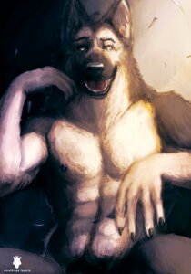 Rating: Questionable Score: 0 Tags: 2013 abs anthro athletic biceps big_muscles biped black_nose canid canine canis claws domestic_dog e621 fangs fur herding_dog ivashin male mammal muscular muscular_anthro muscular_male nipples nude open_mouth pastoral_dog pecs pose sitting solo tan_body tan_fur teeth tongue tongue_out werethrope User: bunchy7s