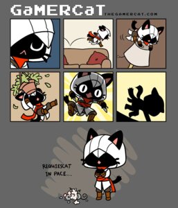 Rating: Safe Score: 0 Tags: ambiguous_gender anthro assassin's_creed attack broken_toy cat_toy clothed clothing comic digital_media_(artwork) domestic_cat e621 felid feline felis fully_clothed furniture gamercat_(character) lamp mammal mouse murid murine rodent roleplay samantha_whitten sofa solo tail the_gamercat toy ubisoft User: bunchy7s