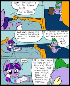 Rating: Safe Score: 0 Tags: 2012 bed book clothed clothing comic dialogue digital_media_(artwork) dragon duo e621 english_text equid equine female feral friendship_is_magic fur furniture green_eyes hair hasbro horn inside male mammal metal_(artist) multicolored_hair my_little_pony mythological_creature mythological_equine mythological_scalie mythology purple_body purple_eyes purple_fur purple_hair scalie smile spike_(mlp) tail text twilight_sparkle_(mlp) two_tone_hair unicorn User: bunchy7s