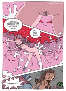 Rating: Explicit Score: 0 Tags: bed breasts brown_hair comic creepy dream fantasy fear female layla long_hair night nodules nude pubic_hair red_eyes rule34 runtimecomics scary sex solo spanish_text webcomic wet wet_dream User: bunchy7s