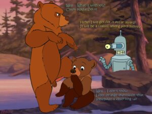 Rating: Explicit Score: 0 Tags: anthro bender_bending_rodriguez brother_bear crossover cub disney feral furry futurama kenai koda male male_cub male_only penis rule34 what User: bunchy7s