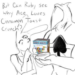 Rating: Safe Score: 0 Tags: 1:1 ace_(rq) anthro avian beak bird bowl cereal container cutlery duo e621 english_text female food kitchen_utensils lagomorph leporid line_art male mammal multi_eye queblock rabbit ruby_(rq) ruby_quest spoon text tools User: bunchy7s