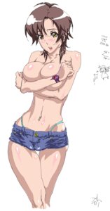 Rating: Explicit Score: 0 Tags: bb breast_squeeze breasts brown_hair female highres hotpants huge_breasts masane_amaha milf navel navel_piercing oekaki piercing rule34 short_shorts shorts suna witchblade User: bunchy7s