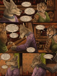 Rating: Questionable Score: 0 Tags: 3:4 5_fingers alectorfencer amon_(rukis) anthro black_nose bottle canid canine canis clothed clothing collar comic container dialogue digital_media_(artwork) duo e621 ear_piercing ear_ring english_text esha_(rukis) felid female fingers fur hyena jackal male mammal manjusha_immar metal_collar open_mouth pantherine piercing red_lantern ring_piercing rukis shaded shoulder_grab soft_shading spotted_hyena striped_body striped_fur stripes tan_body tan_fur teeth text tiger User: bunchy7s