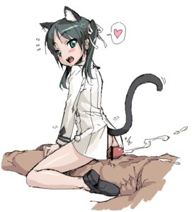 Rating: Explicit Score: 0 Tags: 1boy 1girls ass assertive assjob black_hair blush buttjob censored clothing cowgirl_position crotch_rub cum cute_fang ejaculation erection female francesca_lucchini green_eyes grinding heart human male outercourse penis reverse_cowgirl_position rule34 sex straddle strike_witches tail thigh_sex thighs tied_hair twintails unpokotan world_witches_series User: bunchy7s