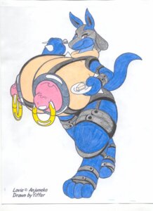 Rating: Questionable Score: 0 Tags: anthro anthrofied badgerben big_breasts black_body black_fur blue_body blue_fur breasts cake canid canine cheesecake colored dessert e621 female food fur generation_4_pokemon hi_res huge_breasts hyper hyper_breasts lovie_(anjuneko) lucario mammal nintendo nipple_piercing nipples piercing pokemon pokemon_(species) pokemorph red_eyes simple_background solo tail white_background yellow_body yellow_fur User: bunchy7s