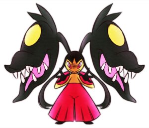 Rating: Safe Score: 0 Tags: ambiguous_gender e621 generation_6_pokemon hair_mouth mega_evolution mega_mawile nintendo not_furry nyxondyx pokemon pokemon_(species) red_eyes sharp_teeth solo teeth User: bunchy7s