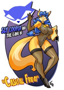 Rating: Questionable Score: 0 Tags: accessory anthro armwear big_breasts biped blue_hair breasts canid canine carmelita_fox casual_friday clothed clothing digital_media_(artwork) e621 elbow_gloves english_text eyes_closed female fishnet_clothing fluffy fluffy_tail footwear fox fur gloves hair hair_accessory hairband handwear high_heels holding_object jaeh legwear long_hair mammal navel nipples orange_body orange_fur pink_nipples shoes simple_background skimpy sly_cooper_(series) solo sony_corporation sony_interactive_entertainment standing stockings sucker_punch_productions tail text wide_hips User: bunchy7s
