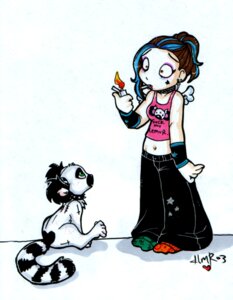 Rating: Safe Score: 0 Tags: 2003 alternative_fashion anthro bottomwear cigarette clothing duo e621 female feral glamfur goth human lemur lighter mall_goth mammal pants primate ring-tailed_lemur shirt simple_background strepsirrhine tail tank_top topwear traditional_media_(artwork) white_background zeriara zeriara_(character) User: bunchy7s Rating: Safe Score: 0 Tags: 2003 alternative_fashion anthro bottomwear cigarette clothing duo e621 female feral glamfur goth human lemur lighter mall_goth mammal pants primate ring-tailed_lemur shirt simple_background strepsirrhine tail tank_top topwear traditional_media_(artwork) white_background zeriara zeriara_(character) User: bunchy7s