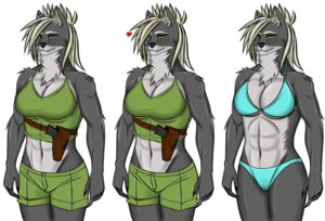 Rating: Safe Score: 0 Tags: absurd_res anthro big_breasts breasts canid canine canis clothing e621 female gun hair handgun hi_res linda_granivskaya looking_at_viewer mammal one_eye_closed pistol ranged_weapon simple_background solo weapon wink wolf zi0808 User: bunchy7s