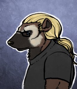 Rating: Safe Score: 0 Tags: accessory anthro biped black_eyewear blonde_hair blue_eyes brown_body brown_fur bust_portrait clothing digital_media_(artwork) e621 eyewear facial_markings fur glasses grey_clothing grey_topwear gulonine hair hair_accessory hair_tie head_markings low_res male mammal markings mustelid musteline pince-nez ponytail portrait rog_monster shirt side_view solo topwear wolverine User: bunchy7s Rating: Safe Score: 0 Tags: accessory anthro biped black_eyewear blonde_hair blue_eyes brown_body brown_fur bust_portrait clothing digital_media_(artwork) e621 eyewear facial_markings fur glasses grey_clothing grey_topwear gulonine hair hair_accessory hair_tie head_markings low_res male mammal markings mustelid musteline pince-nez ponytail portrait rog_monster shirt side_view solo topwear wolverine User: bunchy7s