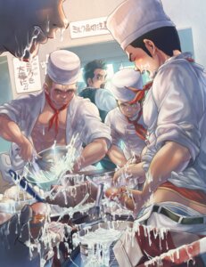 Rating: Explicit Score: 0 Tags: 5boys bara blush bukkake casual_bukkake censored clenched_teeth clothed_masturbation clothing cooking cum cum_everywhere food kenta_(pagumiee) male male_only masturbation multiple_boys multiple_males muscles penis public_masturbation restaurant rule34 source_removed tagme underwear yaoi User: bunchy7s