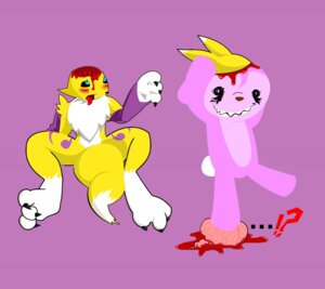 Rating: Explicit Score: 0 Tags: anthro bandai_namco black_sclera blood blush bodily_fluids boti_the_bunny brain canid canine digimon digimon_(species) duo e621 ellipsis exclamation_point female fur gore interrobang mammal open_mouth organs purple_background question_mark renamon simple_background snuff tongue white_body white_fur yellow_body yellow_fur User: bunchy7s