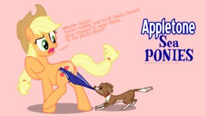 Rating: Safe Score: 0 Tags: applejack_(mlp) canid canine canis clothing coppertone_(sunscreen) coppertone_girl coppertone_pose domestic_dog domestic_pet duo e621 earth_pony equid equine female feral friendship_is_magic hasbro horse mammal my_little_pony pony snapai tail winona_(mlp) User: bunchy7s