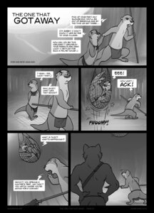 Rating: Safe Score: 0 Tags: 2010 3_toes 4_fingers absurd_res annoyed anthro bangs bottomwear butt canid canine canis clothed clothed_anthro clothed_female clothed_male clothing comic crotch_apron dialogue digital_media_(artwork) e621 english_text fangs feet female fingers flat_chested fur greyscale group hand_holding hand_on_hip hand_on_own_hip hands_on_hips hands_on_own_hips hi_res hindpaw humanoid_hands hunter husband_and_wife insult insulting_partner lily_(adam_wan) loincloth male mammal married married_couple melee_weapon monochrome mustelid nature navel net otter outside paws polearm ranger_wolf_(adam_wan) size_difference spear speech_bubble surprised tail teeth text the_one_that_got_away toes tongue trap_(contrivance) trapped trapped_in_net tribal tribe trio walking weapon wolf zaush User: bunchy7s