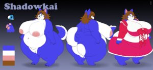Rating: Questionable Score: 0 Tags: anthro big_breasts big_butt biped breasts butt canid canine digital_media_(artwork) e621 eyewear female full-length_portrait gillpanda glasses huge_breasts mammal overweight portrait solo standing tail User: bunchy7s