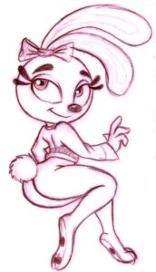 Rating: Questionable Score: 0 Tags: 2_toes 4_fingers anthro barefoot big_eyes biped bottomless bow_(feature) bow_accessory butt clothed clothing e621 ear_bow eyelashes feet female fernando_faria fingers lagomorph leporid long_ears looking_aside looking_at_viewer mammal monochrome ponytail_ears rabbit side_view simple_background smile solo toes toony white_background yin_(yin_yang_yo!) yin_yang_yo! User: bunchy7s