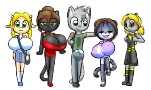 Rating: Questionable Score: 0 Tags: andrea_colbett anthro big_breasts blonde_hair bovid bovine breasts brown_eyes brown_hair bulge catherine_goodlove cattle cleavage clothed clothing domestic_cat e621 erect_nipples erection eyes_closed felid feline felis female green_eyes grendolyn_murcbee grey_hair group hair huge_breasts looking_at_viewer male mammal nipples norithics pantherine presa_honeycur smile sonny_(krootman) tiger tight_clothing yellow_eyes User: bunchy7s