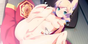Rating: Explicit Score: 0 Tags: akinoko animal_ears blonde_hair blush censored chitoseya_touko female fox_girl game_cg kaminoyu nude pussy rule34 wet User: bunchy7s