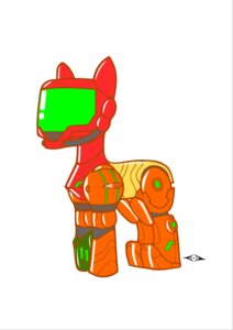 Rating: Safe Score: 0 Tags: 2011 alternate_species ambiguous_gender armor crossover e621 equid equine feral feral_armor feralized full_armor furgonomics hasbro horse machine mammal metroid mrvillan my_little_pony nintendo ponification pony power_armor samus_aran simple_background solo varia_suit white_background User: bunchy7s