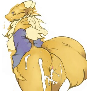 Rating: Explicit Score: 0 Tags: after_sex anthro anus armwear bandai_namco biped black_body black_nose black_skin blue_eyes bodily_fluids breasts bridal_gauntlets butt canid canine clothing countershading cum cum_in_vagina cum_inside cum_on_butt cum_on_leg cum_string digimon digimon_(species) e621 facial_markings female fur genital_fluids genitals gloves handwear head_markings looking_at_viewer looking_back looking_down low-angle_view mammal markings messy mostly_nude open_mouth pink_vulva presenting presenting_vulva rear_view renamon side_boob simple_background sindoll solo standing sweat tail tongue vulva white_background yellow_body yellow_fur User: bunchy7s