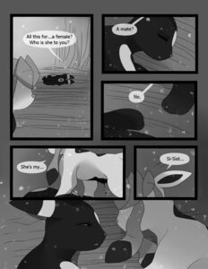Rating: Questionable Score: 0 Tags: blizzard_(weather) blood bodily_fluids cave comic dialogue e621 eeveelution english_text female feral generation_2_pokemon generation_4_pokemon glaceon greyscale hi_res male monochrome nintendo pokemon pokemon_(species) snow speech_bubble talking_feral tderek99 text umbreon winter User: bunchy7s