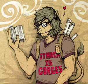 Rating: Safe Score: 0 Tags: backpack beard book claws clothed clothing clup e621 eyewear facial_hair felid fur glasses hair heart_symbol holding_book holding_object lion male mammal one_eye_closed pantherine raised_tail reading ruler shirt short_hair solo tail tail_tuft text topwear tuft wink User: bunchy7s Rating: Safe Score: 0 Tags: backpack beard book claws clothed clothing clup e621 eyewear facial_hair felid fur glasses hair heart_symbol holding_book holding_object lion male mammal one_eye_closed pantherine raised_tail reading ruler shirt short_hair solo tail tail_tuft text topwear tuft wink User: bunchy7s