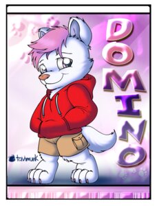 Rating: Safe Score: 0 Tags: 4_toes albino anthro barefoot big_eyes big_head biped border bottomwear canid canine canis cargo_shorts character_name claws clothed clothing clothing_cord digitigrade dingo domino_(character) drawstring drawstring_topwear e621 feet footprint full-length_portrait fully_clothed fur hair hand_in_pocket hands_in_both_pockets hoodie looking_aside looking_at_viewer male mammal pawprint pink_eyes pink_hair pockets portrait short_hair shorts smile solo standing tail tavimunk text toes toony topwear white_body white_border white_fur young young_anthro young_male User: bunchy7s