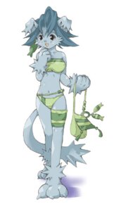 Rating: Safe Score: 0 Tags: bag bandeau_bikini bikini blue_body blue_fur blue_hair clothed clothing e621 female fur hair handbag low_res midriff navel right_brain simple_background skimpy solo swimwear tail two-piece_swimsuit white_background User: bunchy7s